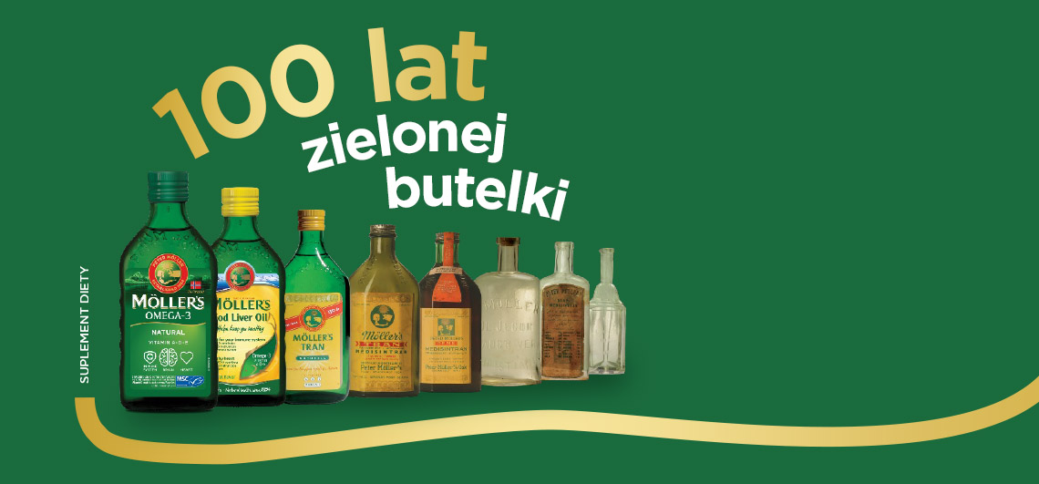 100 lat zielonej butelki Möller’s® – symbol jakości i troski o zdrowie