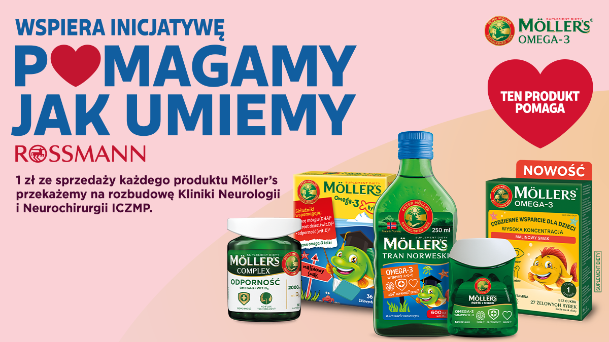 Möller's Omega-3 i Rossmann - akcja Pomagamy jak umiemy